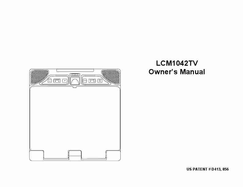 ASA Electronics Projection Television LCM1042TV-page_pdf